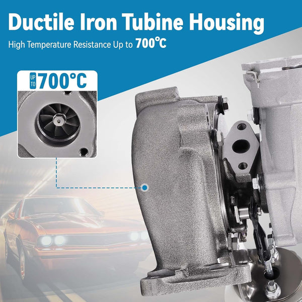 maXpeedingrods Turbo Turbocharger GT1749V for Audi A4 A6 1.9TDI BPW/BLB 140HP 2.0 TDI turbocharger 038145702V 717858