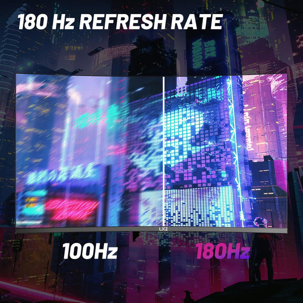 34 Inch Curved Monitor 1500R, 3440 * 1440 165Hz Gaming Monitor with FreeSync, Wide Viewing Angle, Display Port HDMI - Black