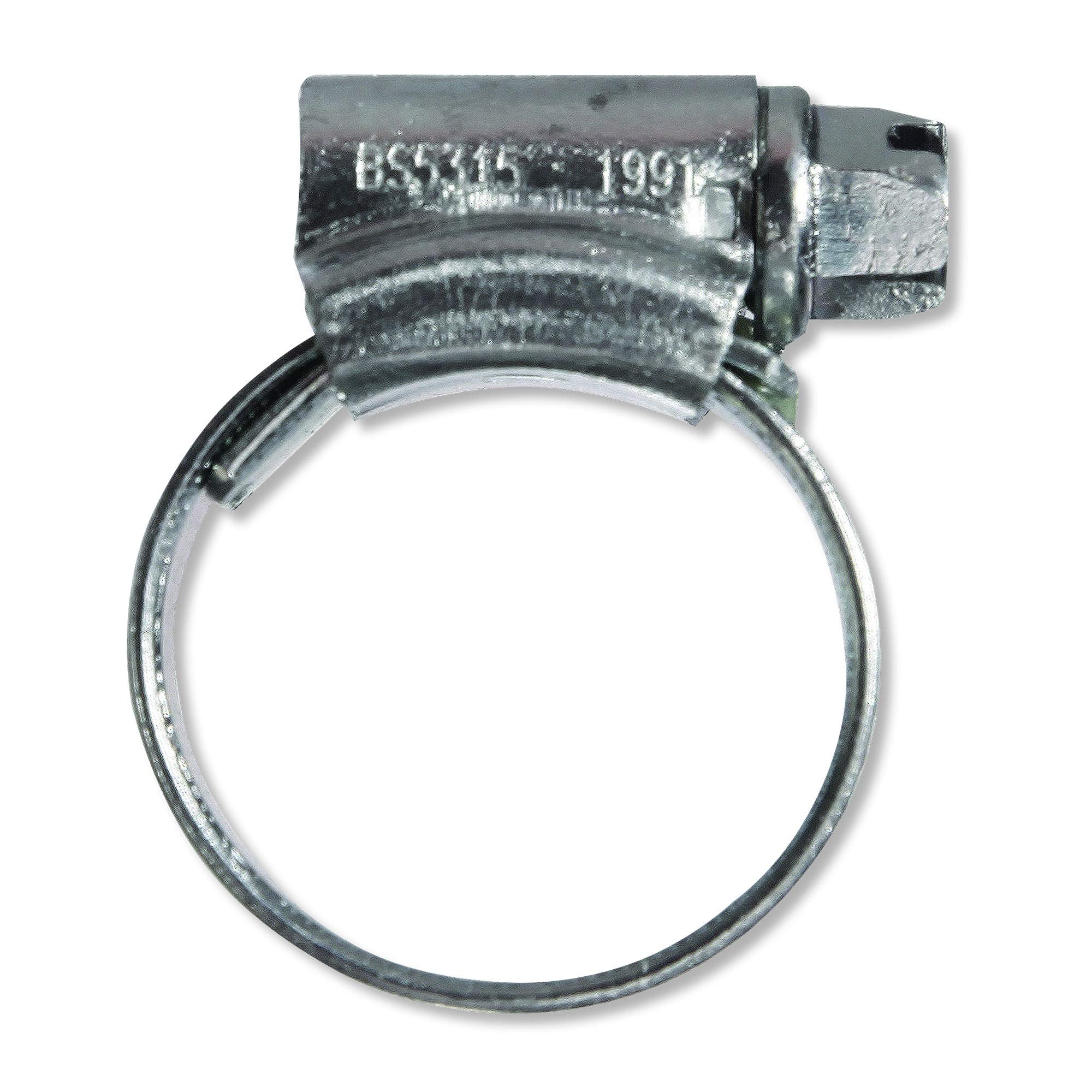 Eclipse Professional Tools ECW1-2A W1 Box of 10 35-50mm (1 ⅜" - 1 ¾") Mild Steel Worm Gear Hose Clamps