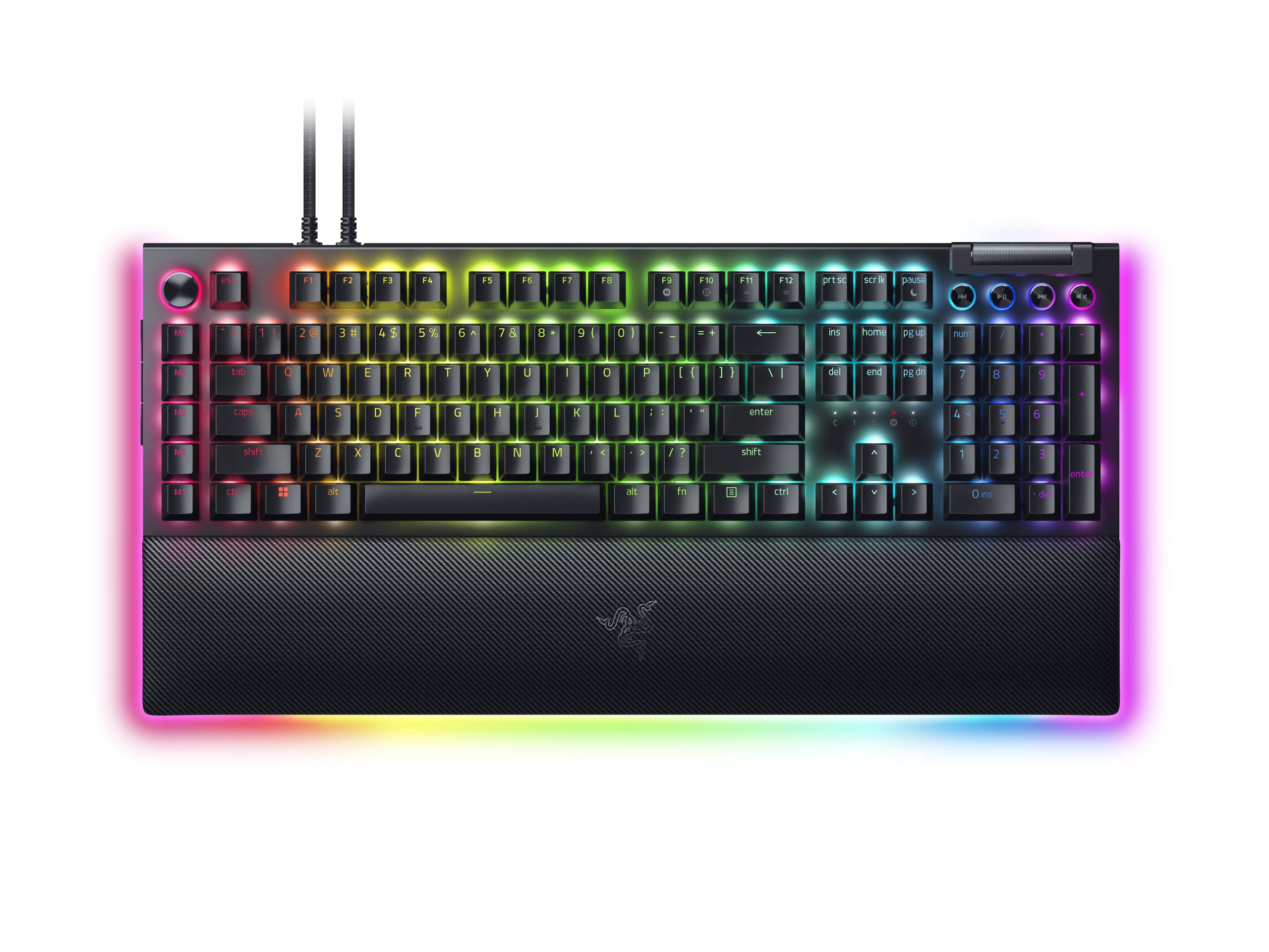 Razer BlackWidow V4 X Minecraft Edition - Mechanical Gaming Keyboard - Chroma RGB (Green Mechanical Switches, 6 Dedicated Macro Keys, Doubleshot ABS Keycaps) US Layout | Minecraft