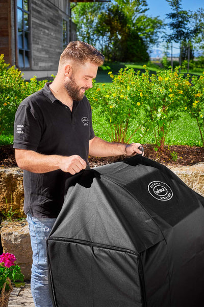 R?SLE Cover BBQ station Videro G2/G2-S,Protective Cover made of 100 Percent Polyester with PU Coating, Practical Zip, Weatherproof Cover