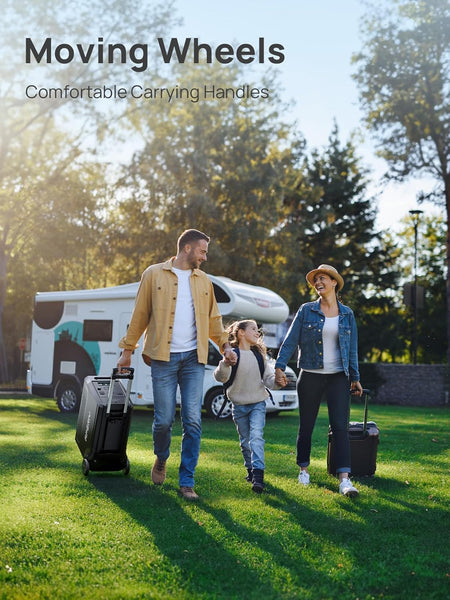 AFERIY Portable Power Station 3600W 3840Wh with 3.8-11.5kWh Expandable Capacity, Electric Generator LiFePO4 as Backup Battery, 220V-240V, EPS, UPS, BMS, Solar Generator for Home, Camping, Travel