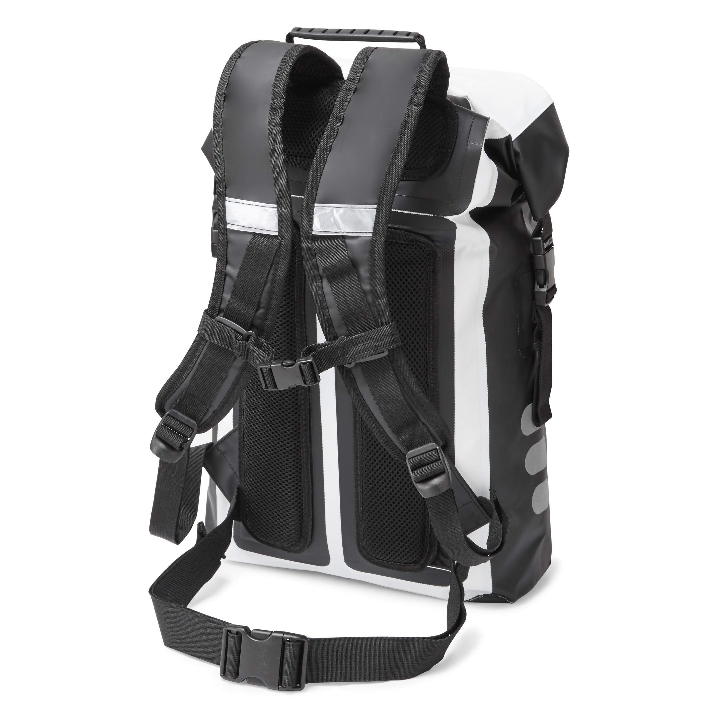 Ettore Cycling Rucksack 100% Waterproof Dry Bag 30L - Black/White - Sonar