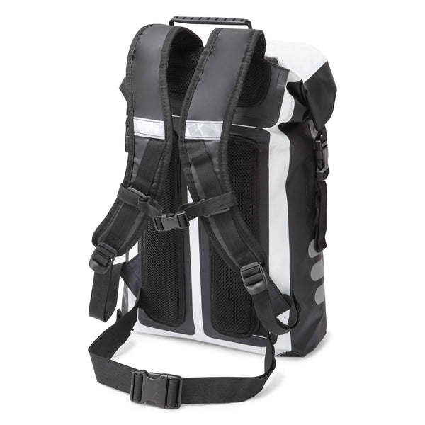 Ettore Cycling Rucksack 100% Waterproof Dry Bag 25L - Black/White - Sonar