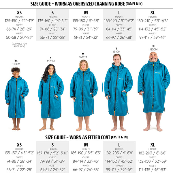 Osprey Changing Robe for Kids and Adults, Waterproof Changing Robe, Swimming and Beach Robe, Unisex, Multiple Colours
