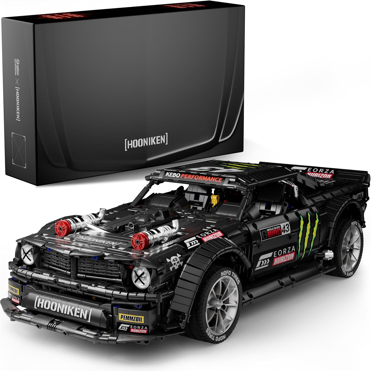 Nifeliz HOONIKEN Model Car Set, Colletible Vehicle Building Toy for Adults, for Car Lovers and Model Fans (3141 Pieces)