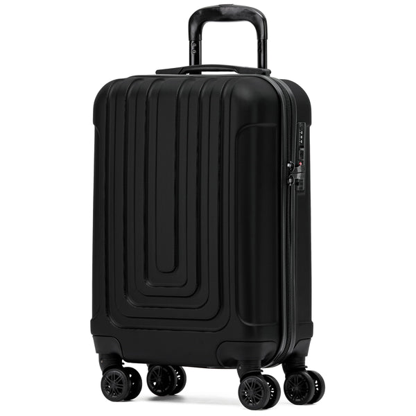Flight Knight Premium Lightweight Suitcase - Built-in TSA Lock - 8 Spinner Wheels - ABS Hard Shell Check in Highly Durable Luggage - Medium - 67x45x26cm