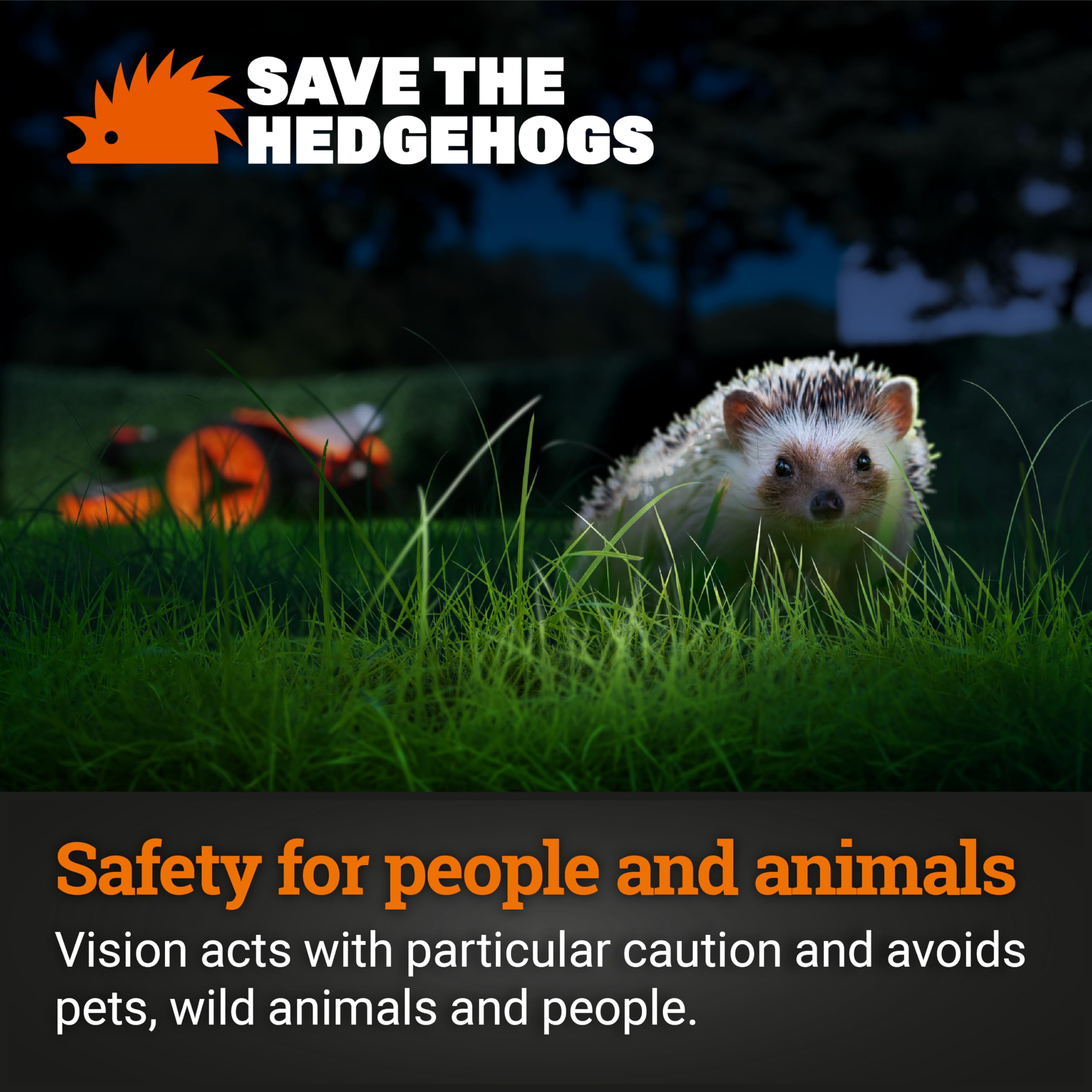 WORX WR206E Landroid Vision Robotic Lawn Mower – 600m² Patented AIA Mowing Multi-Zone, Auto Charging, 20V PowerShare Battery, Rain Sensor, Cut-to-Edge Technology, App-Controlled, Accessories Included