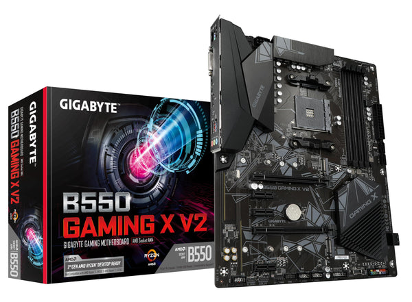 Gigabyte B550 AORUS ELITE V2 Motherboard - Supports AMD Ryzen 5000 Series AM4 CPUs, 12+2 Phases Digital Twin Power Design, up to 4733MHz DDR4 (OC), 2xPCIe 3.0 M.2, 2.5GbE LAN, USB 3.2 Gen1