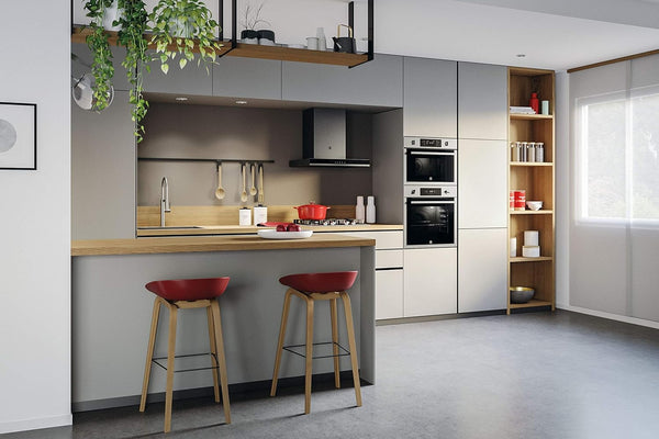 Hoover H-Hood 300 HTS6CBK3X 60cm T Shaped Chimney Cooker Hood, Timer Function, Boost option,Stainless Steel