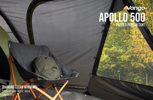 Vango Apollo 500 Dome Zelt – 5 Man Zelt [Amazon Exclusive]