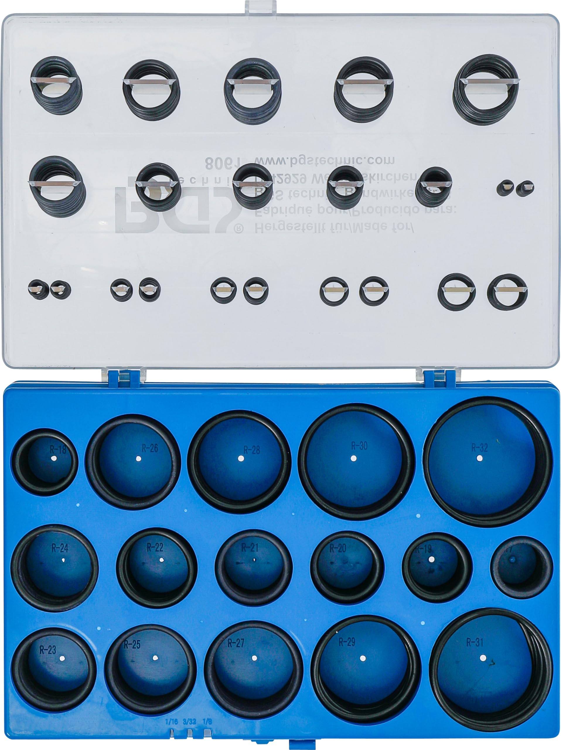 BGS 8045 | O-Ring Assortment | Ø 3 - 50 mm | 419 pcs.