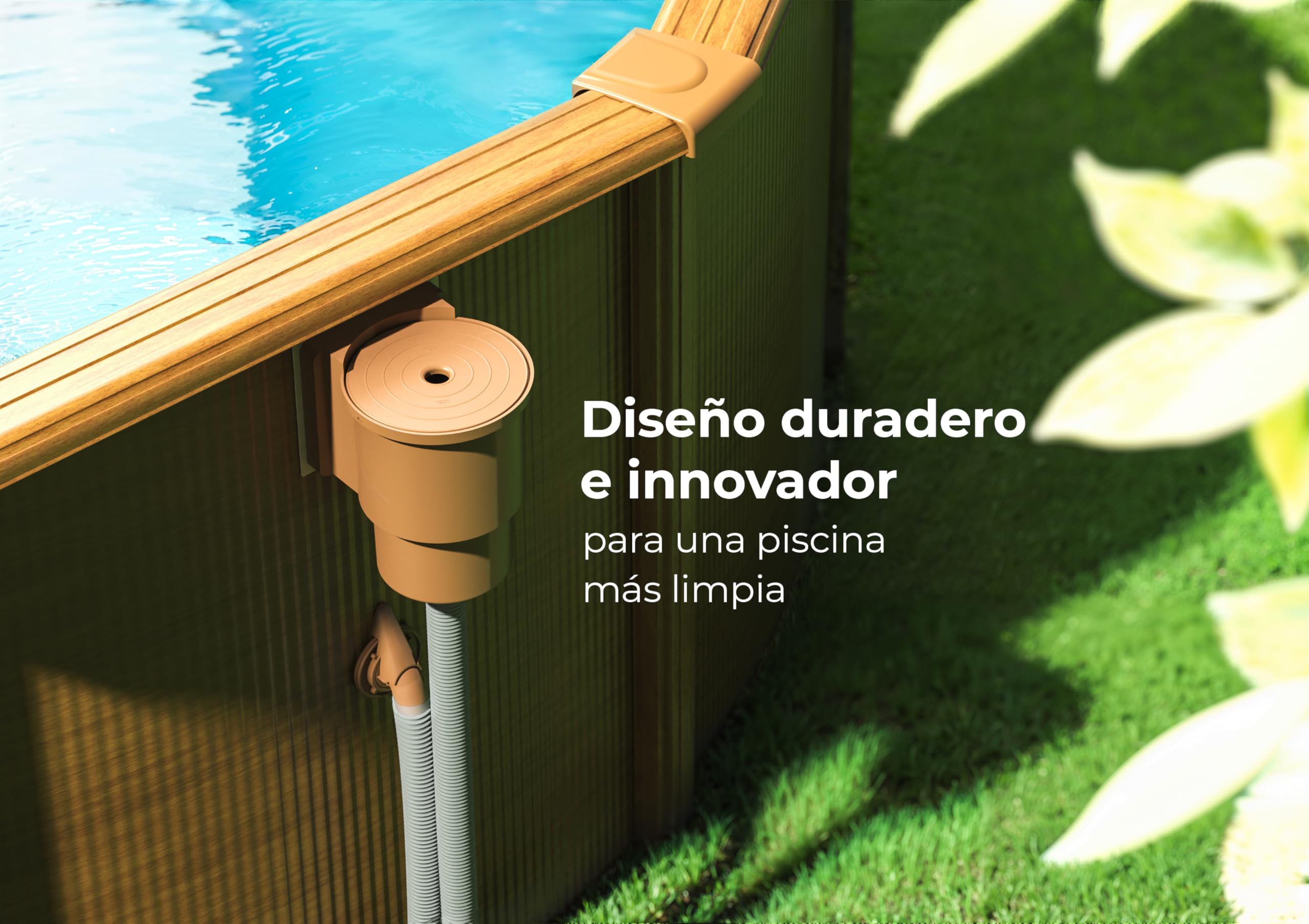 GRE POOL Skimmer Cone Head 3/4 "x 14.1 cm, Brown