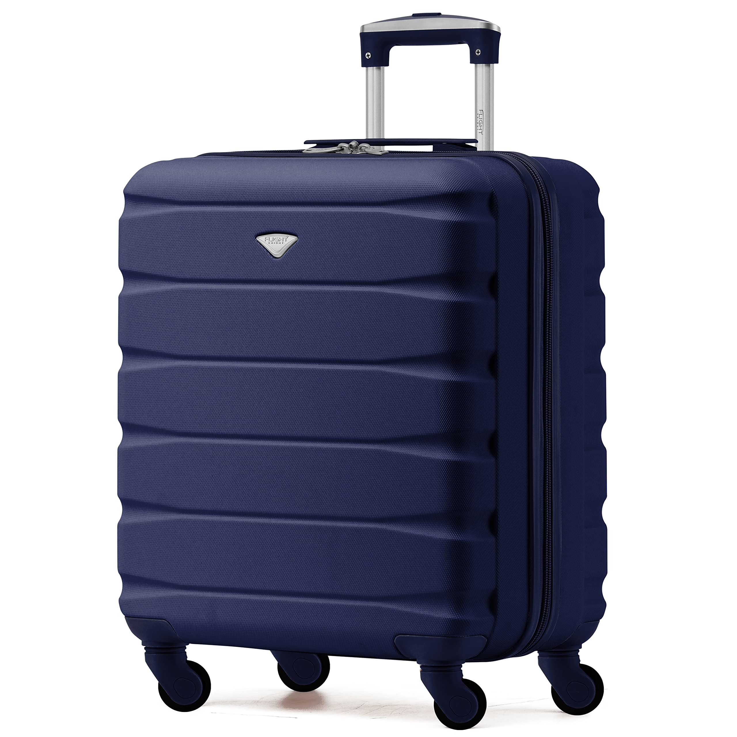 Flight Knight Set of 3 Lightweight 4 Wheel ABS Hard Case Suitcases Cabin & Hold Luggage Options Approved for Over 100 Airlines Including easyJet, British Airways, Ryanair, Jet2 & Many More