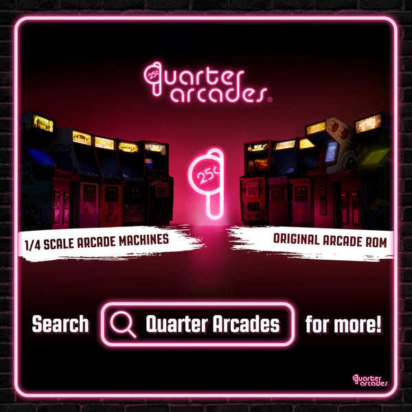 Quarter Arcades Numskull Dig Dug Collector's Edition Mini Arcade - 1/4 Scale Authentic Wooden Replica, Original ROM, Rechargeable Battery & 3W Speakers for Retro Enthusiasts [video game]