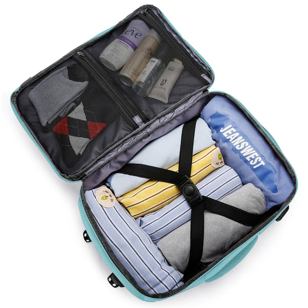 Cabin Bags 40x20x25 for Ryanair Underseat 20L Small Travel Hand Luggage Backpack Carry-ons Bag Cabin Size for Airplanes Flight Bag Travel Rucksack Fit 14 Inch Laptop with USB Charging Port-Black