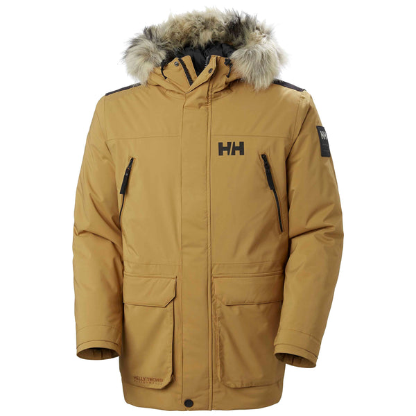 Helly Hansen Men's Reine Parka – Waterproof Insulated Parka with Adjustable Hood and Reflective Details