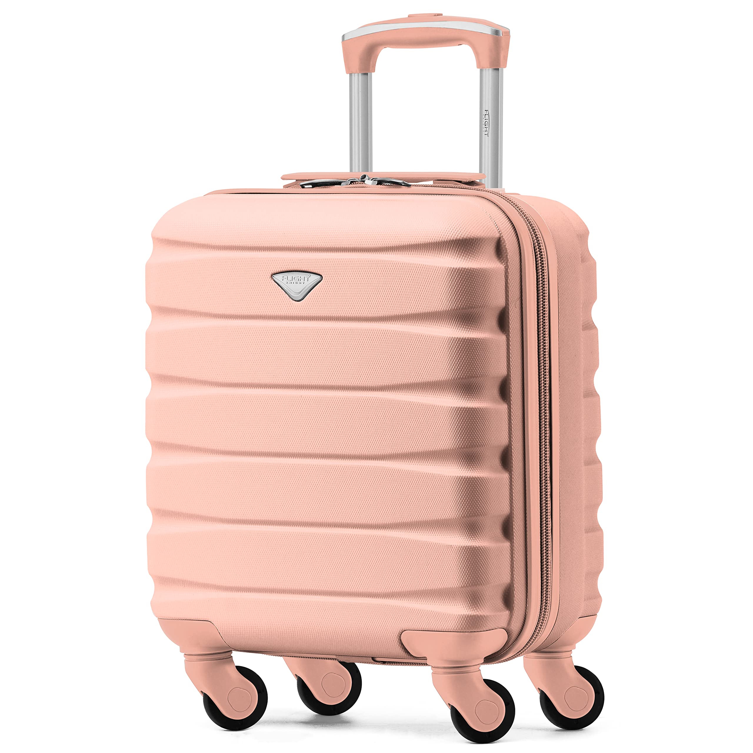 Flight Knight Set of 3 Lightweight 4 Wheel ABS Hard Case Suitcases Cabin & Hold Luggage Options Approved for Over 100 Airlines Including easyJet, British Airways, Ryanair, Jet2 & Many More