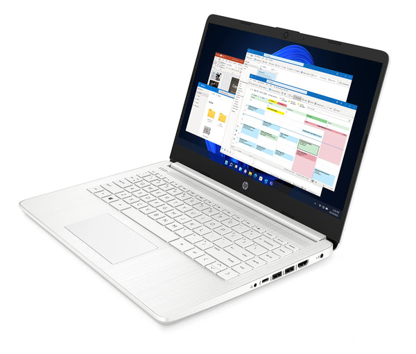 HP Stream 14" Laptop, Intel N4120 Processor, 4 GB RAM, 64 GB eMMC, Intel UHD Graphics, HD Display, Dual Speakers, Microsoft 365 Personal 12 month included, Win 11, Jet Black, 14s-dq0000sa