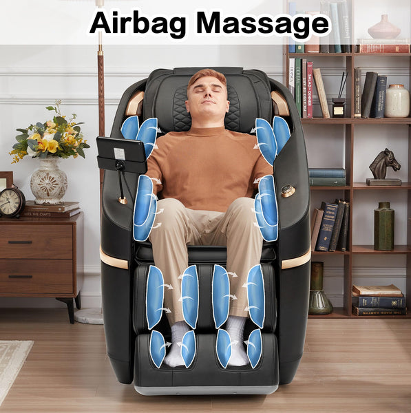 ROTAI Full Body Massage Chair,Zero Gravity Massage Chair for Home,Back Massagers for Pain Relief,Rocking Chair with Heat