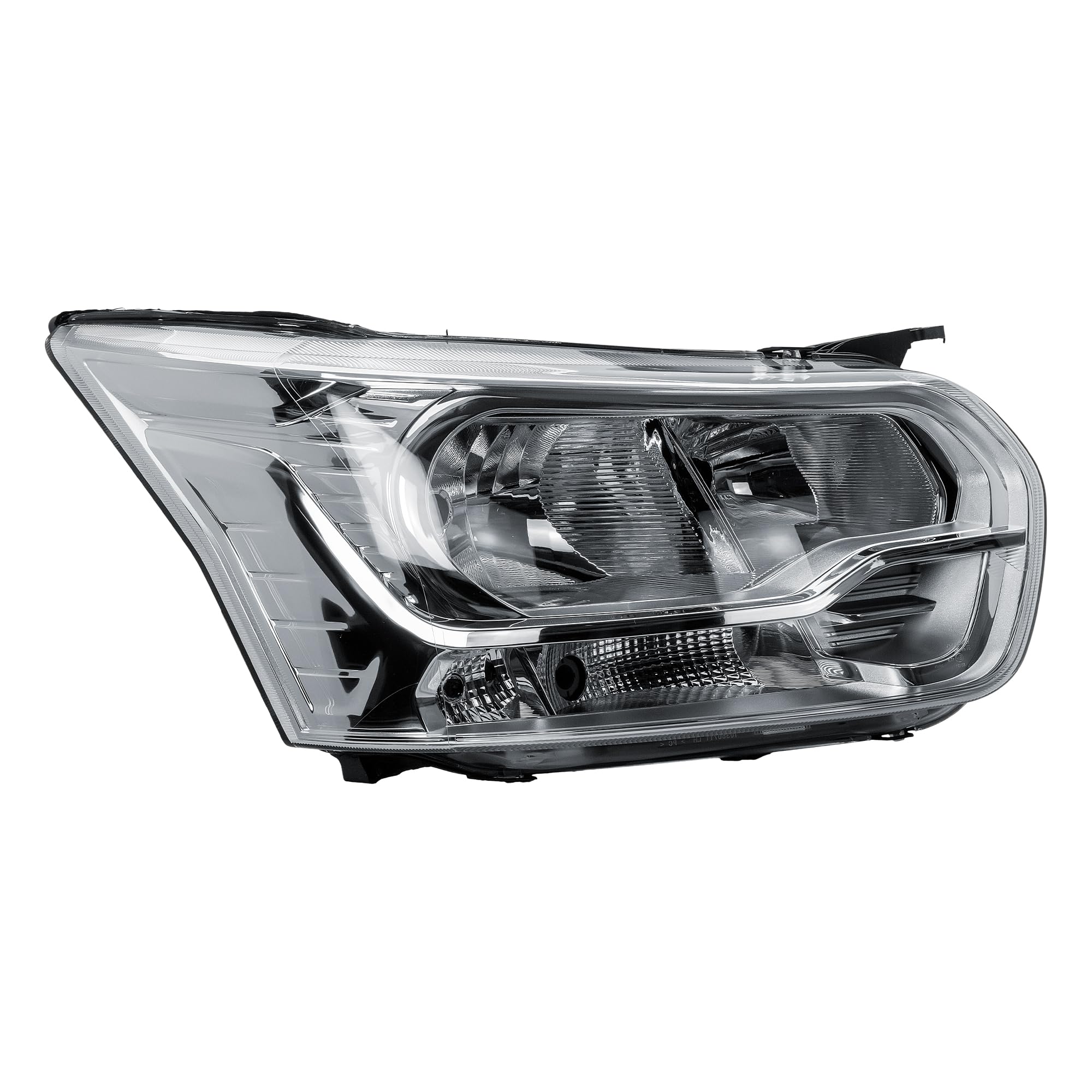 Replacement Passenger Left Side N/S Headlight Head Lamp Chrome Strip Electric Adjustment for Ford Transit MK8 2014-2025