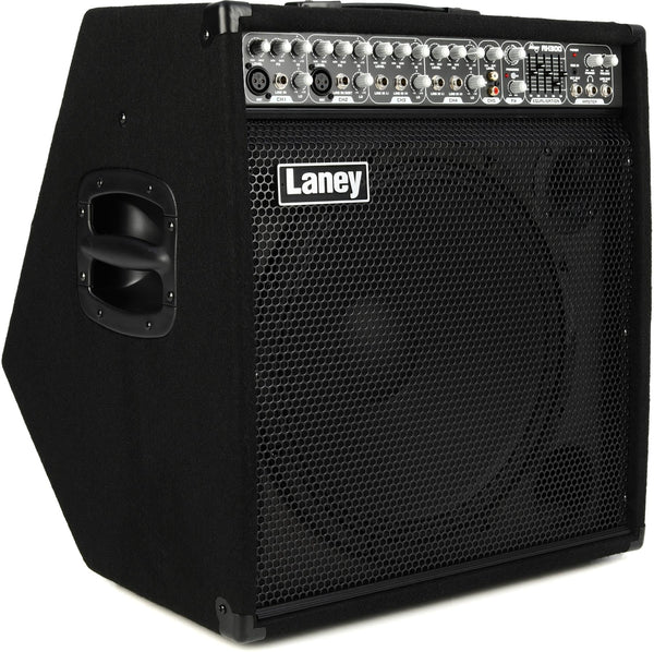 Laney AUDIOHUB Series AH80 - Multi-Input Combo Amp - 80W - 10 inch Woofer plus Horn, Black