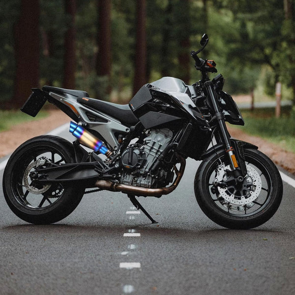 38-51mm Universal Motorcycle Exhaust Pipe Motorcycle Exhaust Muffler Pipe Pipe Tail Refit Exhaust Muffler Fit with Killer For Dirt Bike Street Bike Scooter ATV