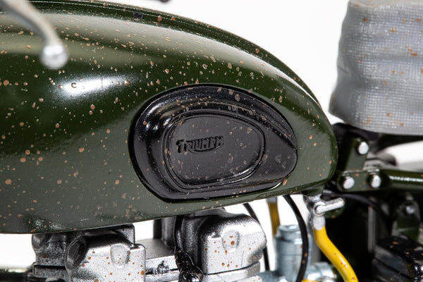 Corgi Diecast Model Cars - CC08501 The Great Escape - Triumph TR6 Trophy (Weathered) - Men, Women & Kids Souvenir Gifts from UK - Small Die Cast Toy Car Models for Boys, Gift for Motor Enthusiasts