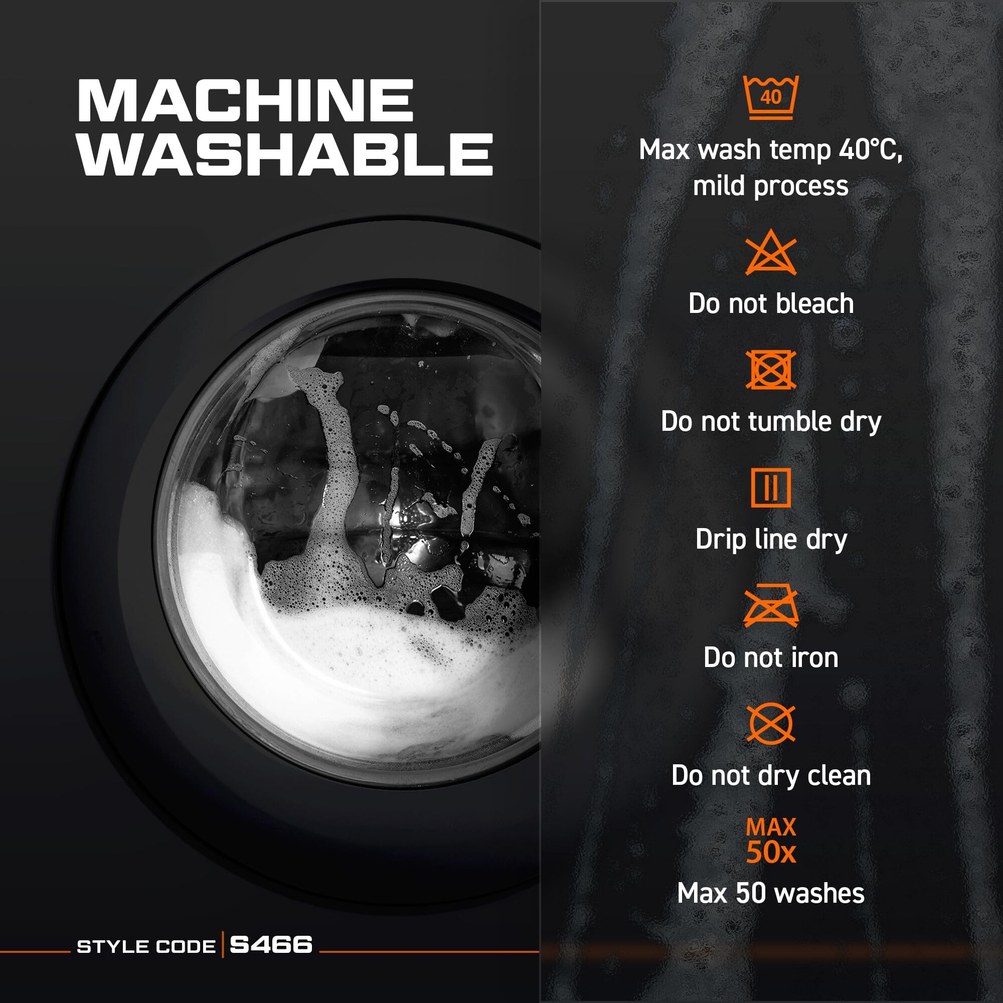 Portwest S466 Men's Waterproof Hi Vis Traffic Jacket - Reflective Safety Coat