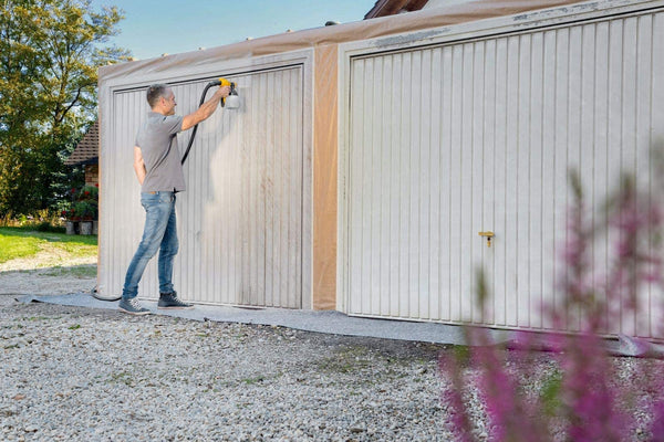 WAGNER Universal Sprayer W 690 FLEXiO - Electric Paint Sprayer for dispersion/latex paints, varnishes & glazes - interior and exterior usage, 15m²-6 min, 1800 ml/800 ml capacity, 630 W, 3.5 m hose