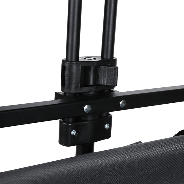 Heavy Duty Folding Wagon With Large Wheel, Trolley Cart Outdoor Transport Trailer Foldable Outdoor Garden Utility Wagon/Trolley with Cover Bag (Black)