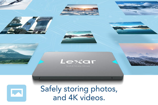 Lexar NQ100 2.5” SATA III (6Gb/s) 240GB SSD, Up to 550MB/s Read Solid State Drive, Internal SSD for Laptop, Desktop Computer/PC (LNQ100X240G-RNNNG)