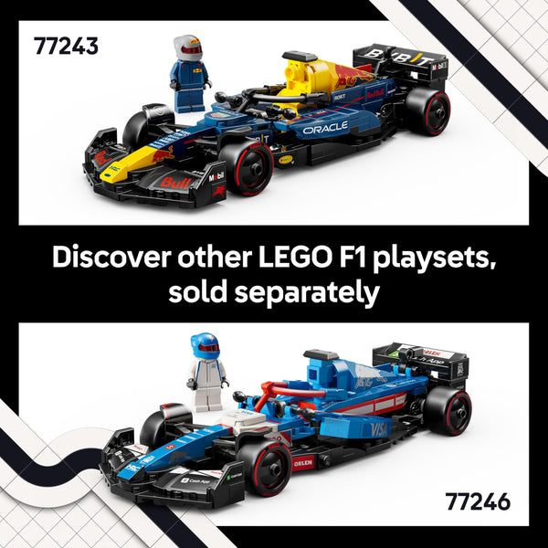LEGO Speed Champions McLaren F1 Team MCL38 Race Car Toy with a Collectible Formula 1 Driver Minifigure - Model Kits for 10+ Year Old Boys & Girls or Adult Motorsport Fans 77251