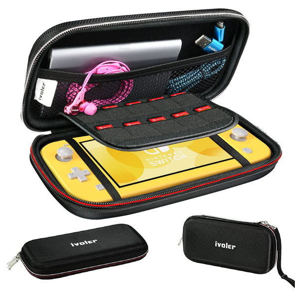 ivoler Carry Case for Nintendo Switch 2 (2025 Model) – Protective Portable Hard Shell Pouch Carrying Travel Game Bag – Black