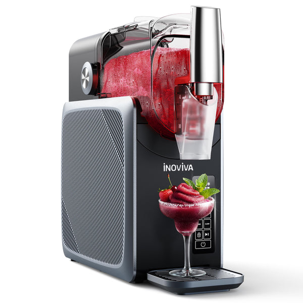 INOVIVA 2.6L Slush Machine – No Ice Needed, Frozen Drink Machine with Self-Cleaning, 5 Preset Modes, Makes Slushies, Milkshakes, Frappés & Frozen Cocktails for Home Use