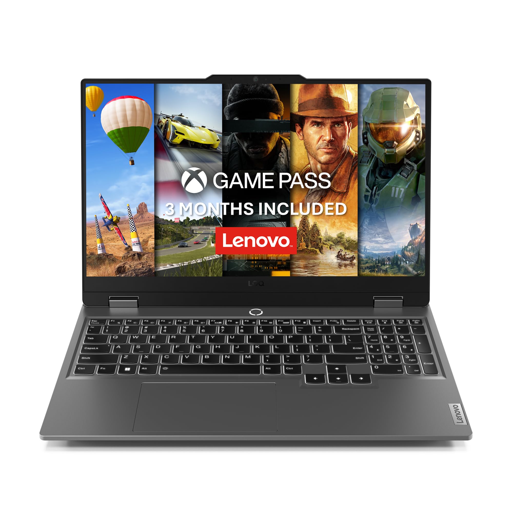 Lenovo LOQ Essential | 15 inch Full HD Gaming Laptop | Intel Core i5-12450HX | 16GB RAM | 1TB SSD | NVIDIA GeForce RTX 3050 | Windows 11 Home | Luna Grey