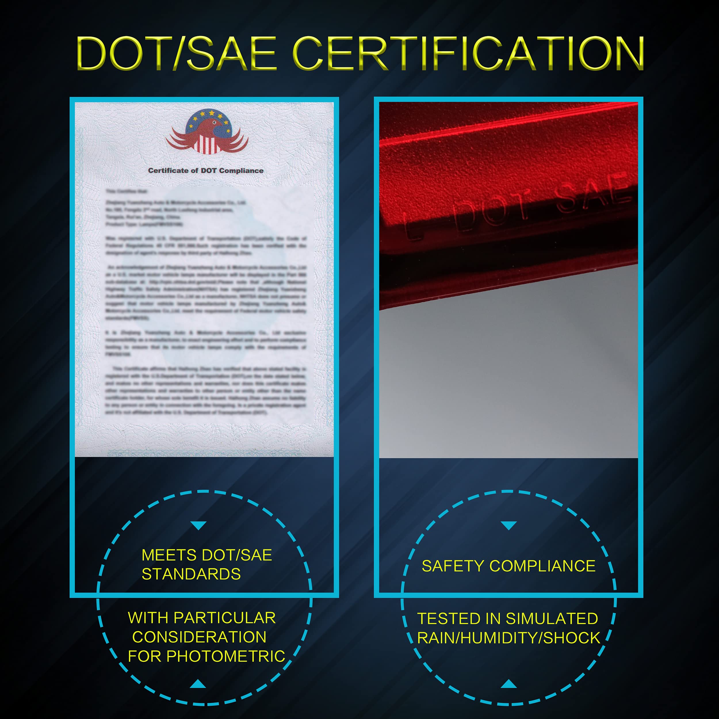 VLAND OLED Rear Lights Compatible with 2013-2018 BMW 3 Series F30 F35 F80 320i 328i 335i Sedan (Not for F31 F34), Tail Lights with Sequential Indicators, E-mark, Red