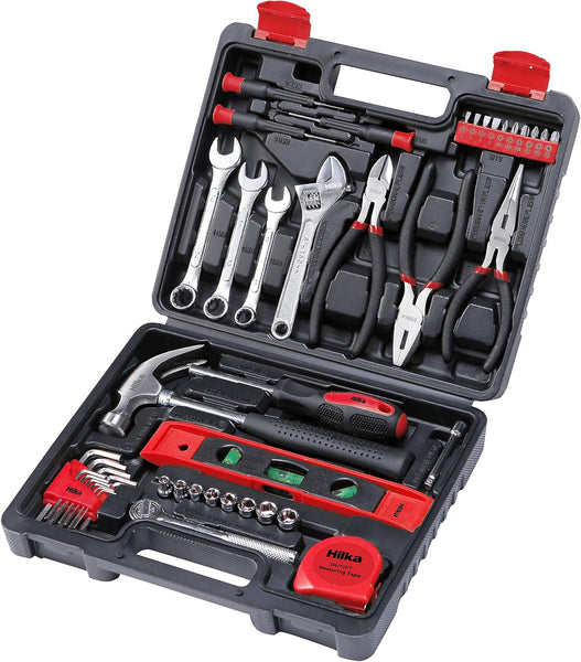 Hilka 78730045 Pro Craft 45 PCE Home Tool Kit, Black