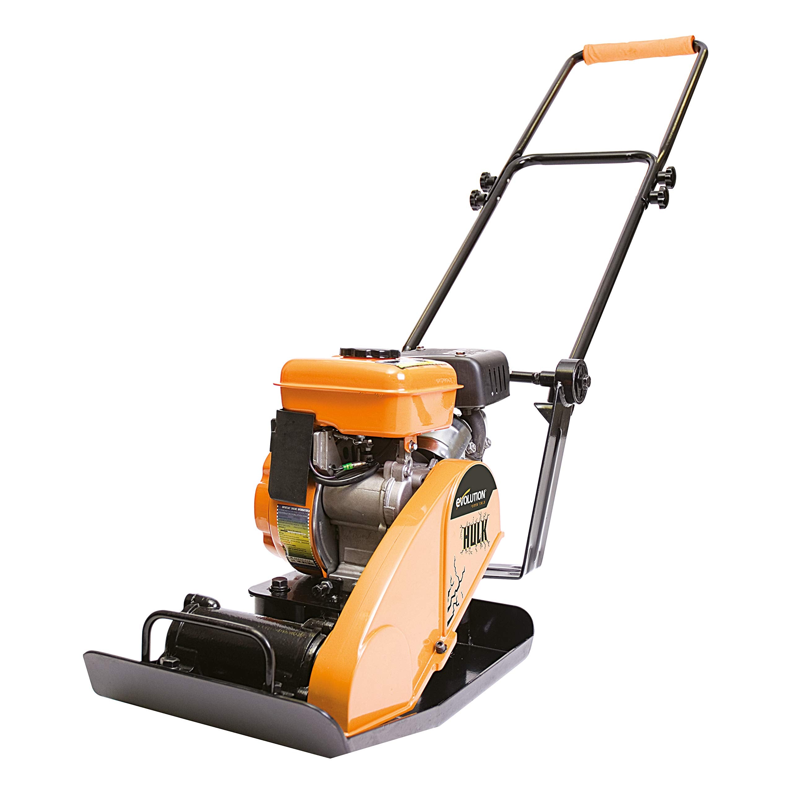 Evolution Power Tools H320-E Hulk Electro Plate Compactor, Electric - Ideal For Levelling Pavement, Artificial Turf Ground Preparation, Patio, Blockwork, Sand, Soil & More - 3 Year Warranty, 230V