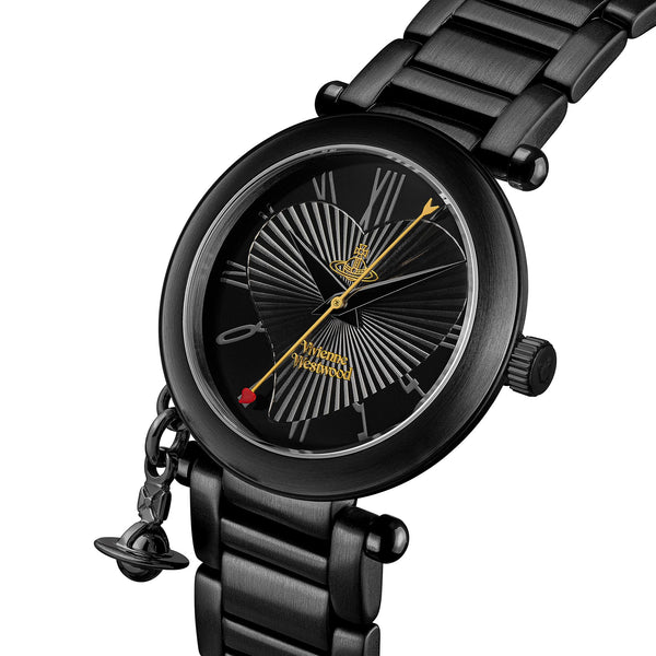 Vivienne Westwood Women's Orb Quartz Watch with Silver Dial Analogue Display and Stainless Steel Bracelet