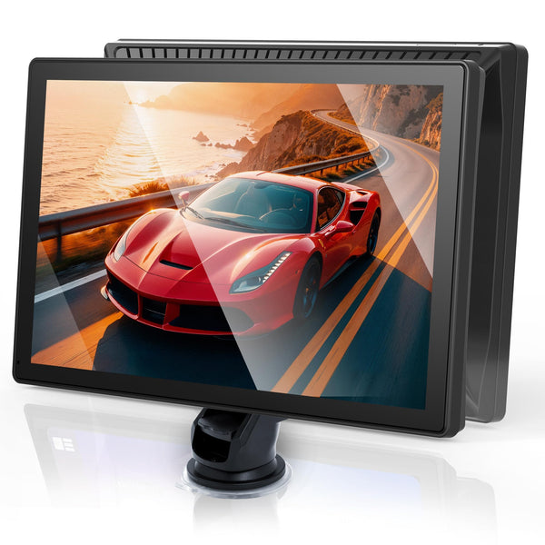 Car Stereo,9 Inch CarPlay Screen for Apple Car play & Android Auto,Portable Car Player Wireless Car Play Screen with Voice Control, Suitable for Most Vehicles (9 Inch +Camera)