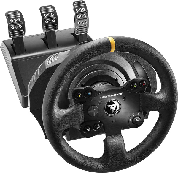 Thrustmaster TX Racing Wheel Leather Edition – Premium Racing Wheel for Xbox and PC with Realistic Force Feedback