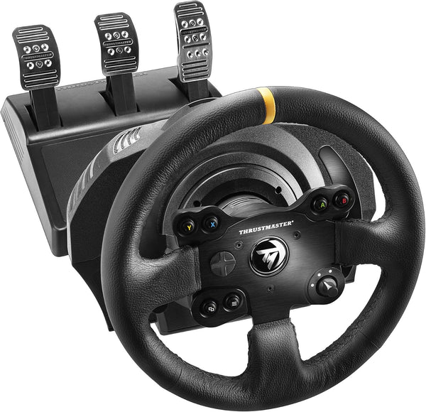 Thrustmaster TX Racing Wheel Leather Edition – Premium Racing Wheel for Xbox and PC with Realistic Force Feedback