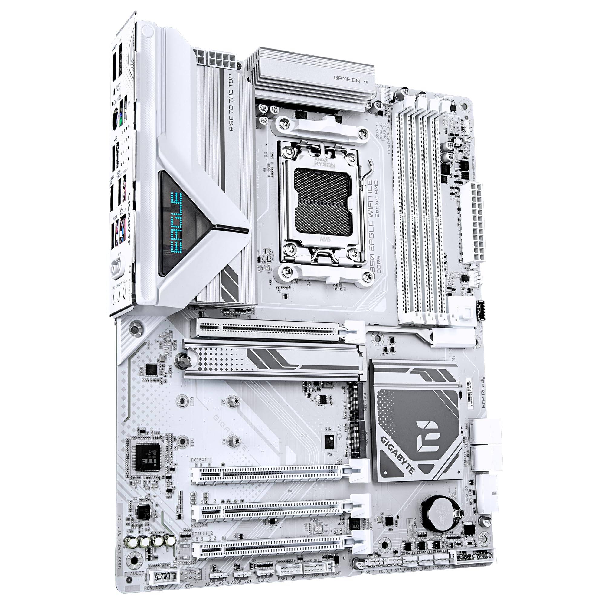 GIGABYTE B850 AORUS ELITE WIFI7 Motherboard - AMD Ryzen 9000 Series CPUs, 14+2+2 Phases Digital VRM, up to 8200MHz DDR5 (OC), 1xPCIe 5.0 + 2xPCIe 4.0 M.2, 2.5 LAN, WIFI 7, USB 3.2 Gen 2x2