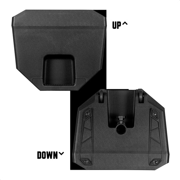 Ibiza - XTK8A-MKII- Active 8"/20cm SONO Speaker- 25mm Compression Tweeter- Bass Reflex System- USB, SD, Bluetooth- TWS- Handle and Wheels- NEW VERSION- Black- Parties, events,clubs,conferences,karaoke