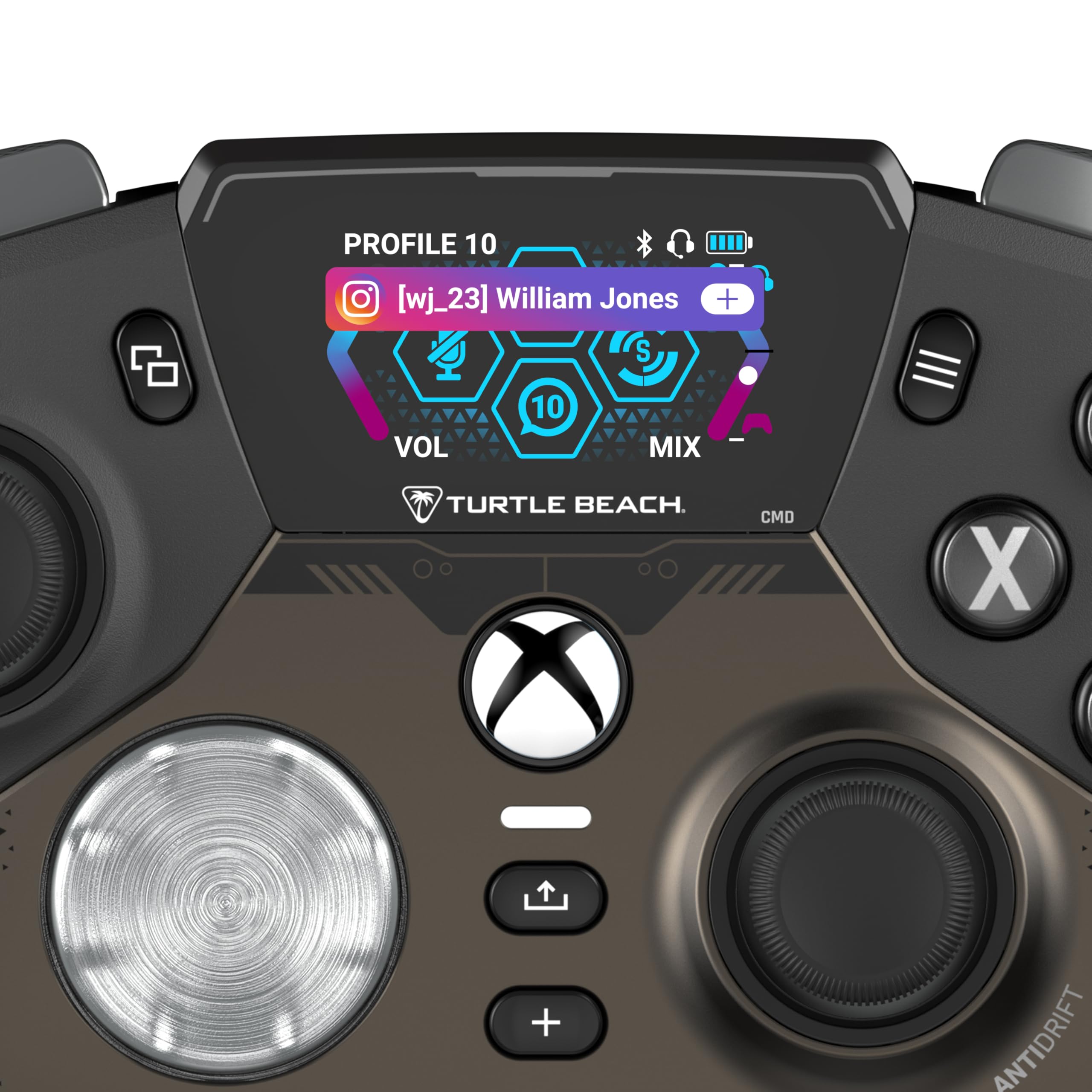 Turtle Beach Stealth Ultra Wireless High Performance Gaming Controller with Rapid Charge Dock, Adjustable Triggers and Command Display for Xbox Series X|S, Xbox One & PC [Officially Licensed for Xbox]