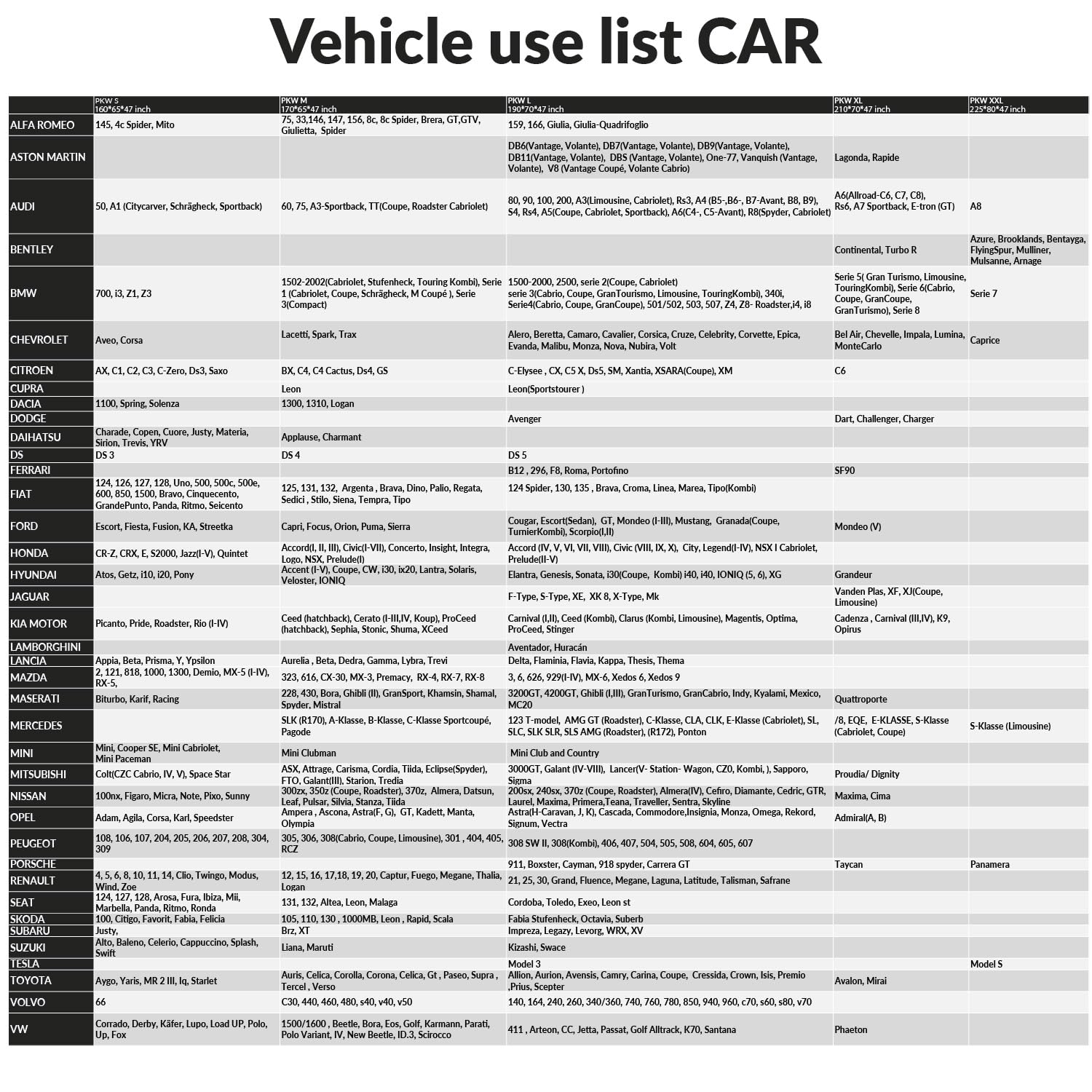 Upgrade4cars Outdoor Car Cover waterproof & breathable | Universal Full Garage for all Seasons | Car - XXL (225 * 80 * 47 inch)
