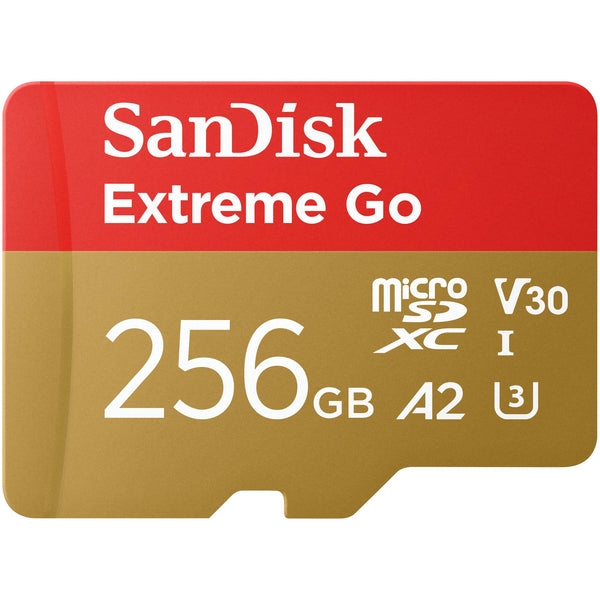 SanDisk 128GB Extreme microSDXC card +SD adapter, microSD card for smartphones, action cameras, drones, V30, up to 190 MB/s, SanDisk QuickFlow Technology, RescuePro Deluxe, UHS-I, 4k, V30, A2, U3