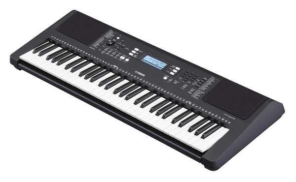 Yamaha PSR-E383 Portable Keyboard for Beginners, 650 Authentic Instrument Voices and Touch-Sensitive Keys with 48-Note Polyphony, Includes 2 Online Lessons with Yamaha Music School Teacher