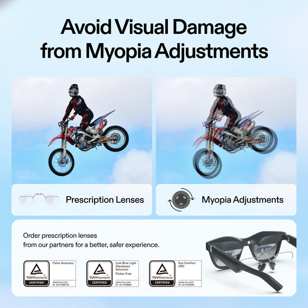 XREAL Air 2 Pro AR Glasses – 130" Spatial Display, 120Hz, 46° FOV, TÜV Certified Eye Comfort, Plug & Play – Compatible with iPhone 15/16, Steam Deck, ROG Ally, Mac, Android & PC